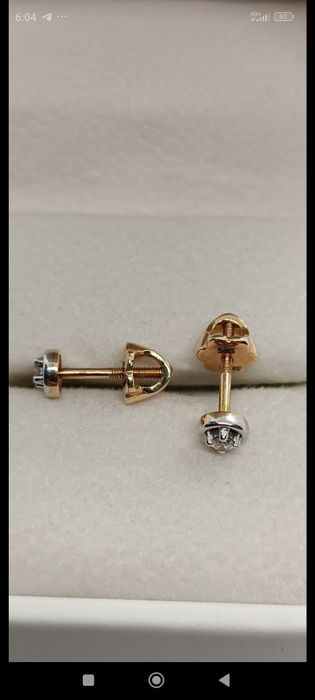 Детские сережки-гвоздики