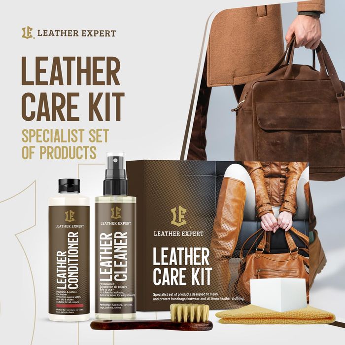комплект за почистване и грижа за кожа leather expert care kit ...