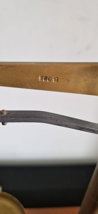 Cantar balanta bronz autentica Belgia stantata