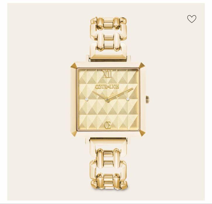 Златист часовник COEUR DE LION