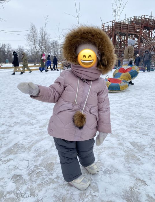 Зимний комнизон на девочку