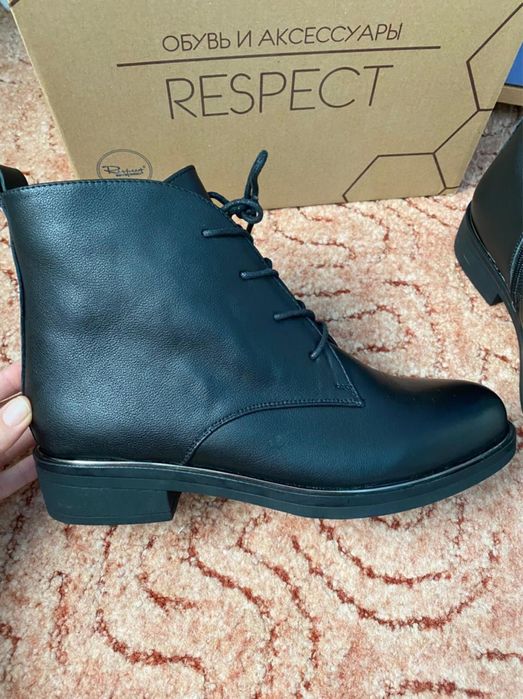 Новые ботинки. Кожа! Демисезон