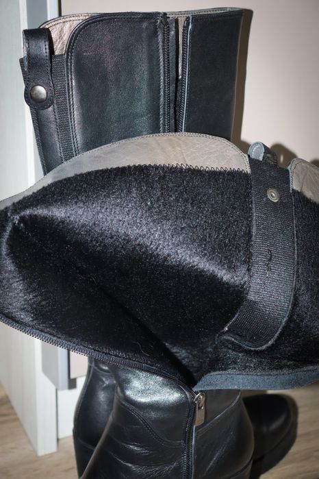 Дамски ботуши от истинска кожа