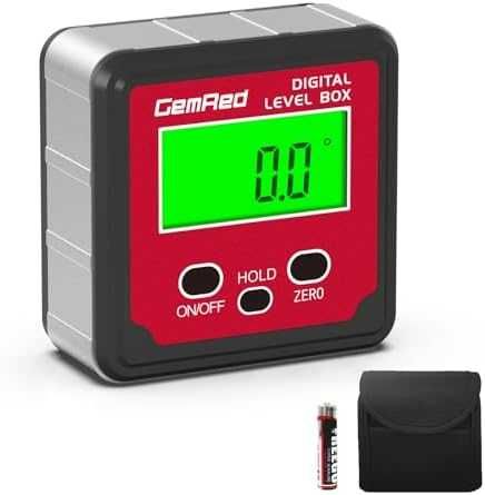 GemRed дигитален ъгломер магнитен LCD