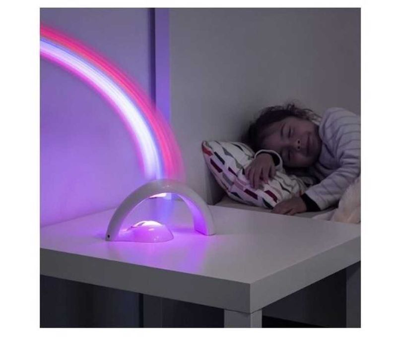 Детска Нощна LED Лампа с Проектор Дъга
