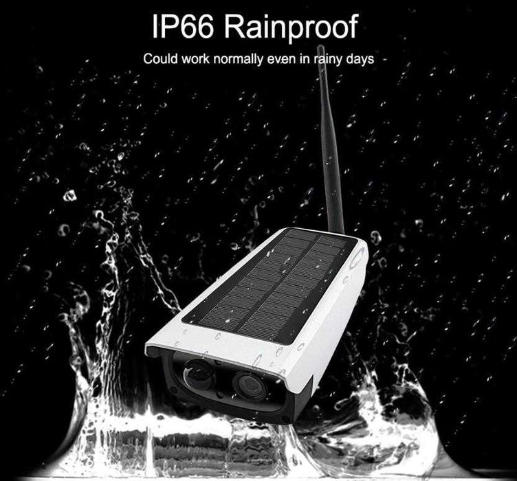 Метална Водоустойчива WiFi Соларна Камера Микрофон Къмпинг Видеонаблюдение Водоизточник Планина Гора Река FULL HD 1080P 7650mAh Microshare Pro Mycam