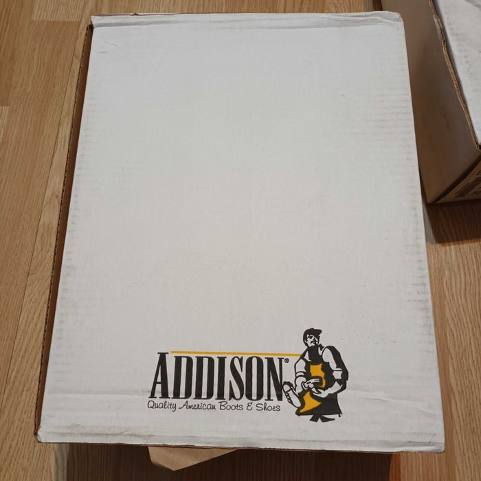 Bocanci militari Addison USA, Piele naturala Neagra 5,5R, masura 39-40