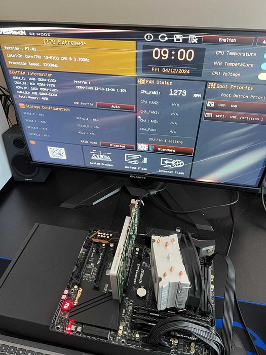 Дъно Дънна платка ASRock Z170 Extreme4+ 1151 DDR4 до 64GB OVERCLOCK