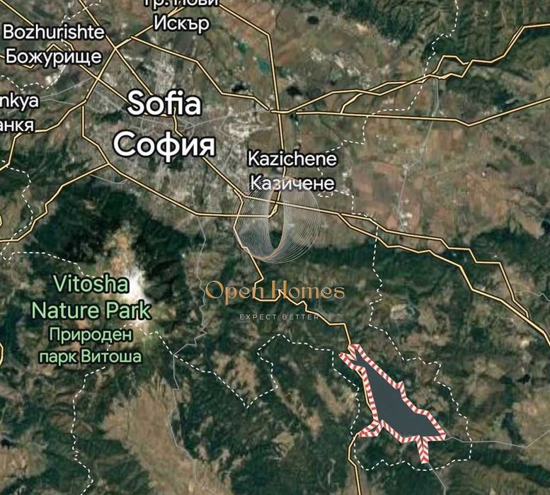 Парцел до брега на яз. Искър