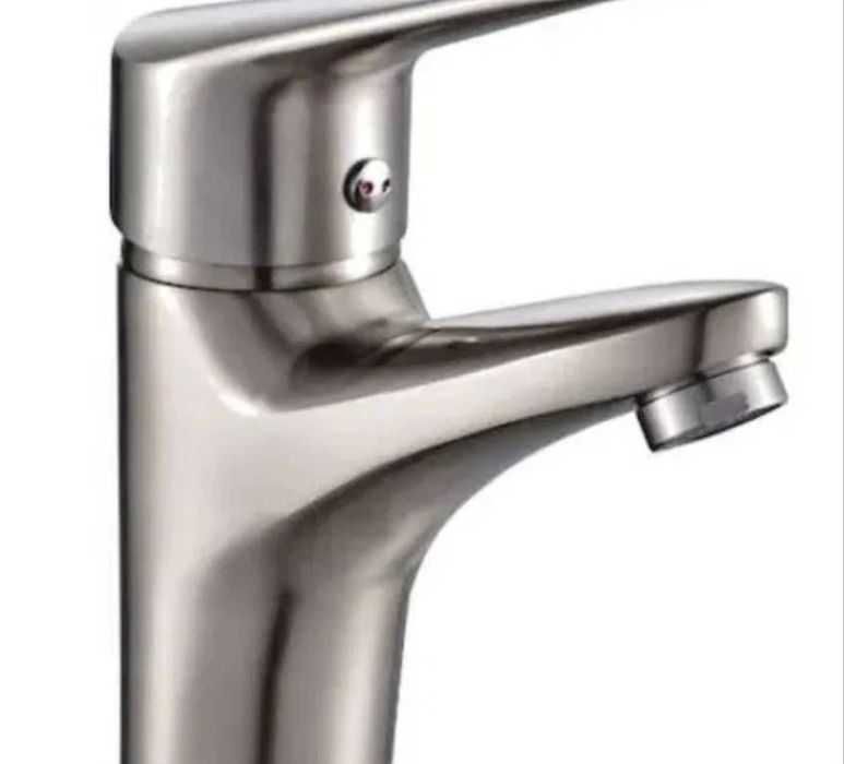 Baterie monocomanda Milanolux inox fixa pentru lavoar