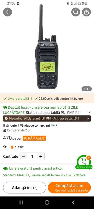 Pereche statii radio rezistente