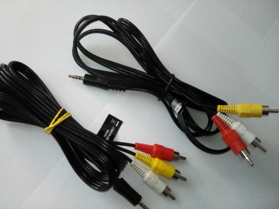 Cablu audio stereo - video,  RCA  - mufa jack 3.5 AV