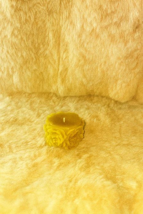 Lumanare din ceara de albine naturala handmade