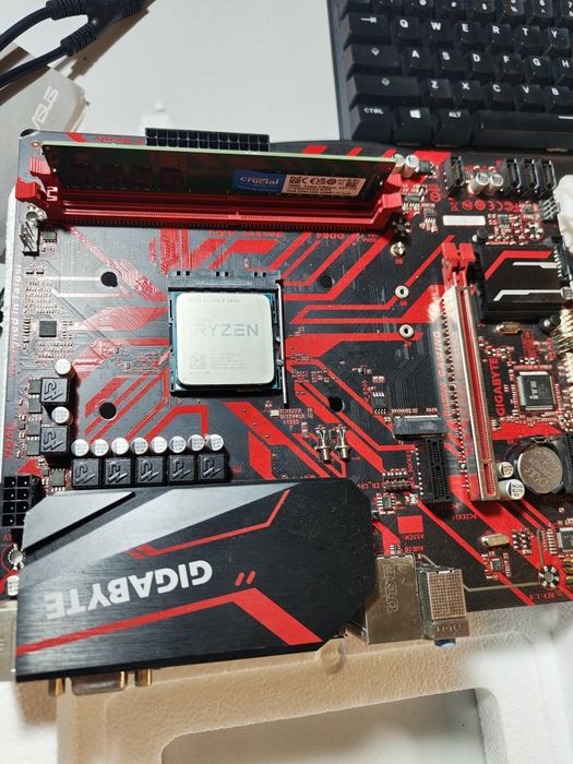 Kit PC placa de bazacu nvme M2 +CPU Ryzen 5 2600+16Gb ddr4 3200mhz