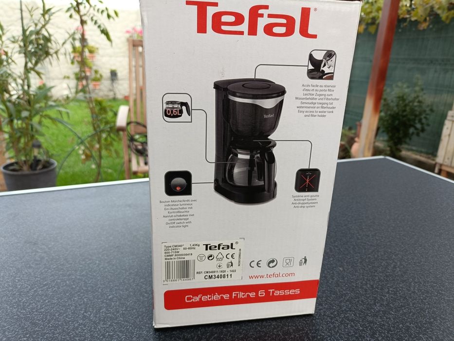 Cafetiera Tefal filtru cafea Tefal nou