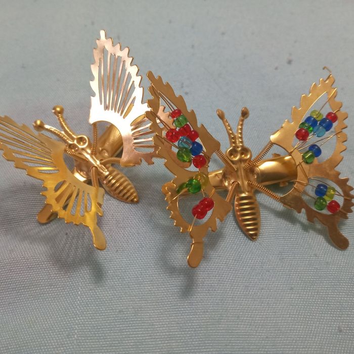 Заколки  бабочки