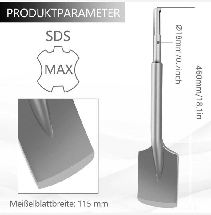 Cap batere tarusi(SDS HEX) Lopata(SDS-MAX) Racleta razuire(SDS Plus)