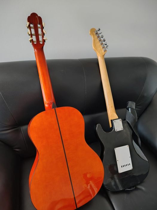Chitara electrica plus amp și chitara clasica