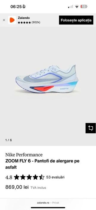 Adidași nike  performance zoom fly 6