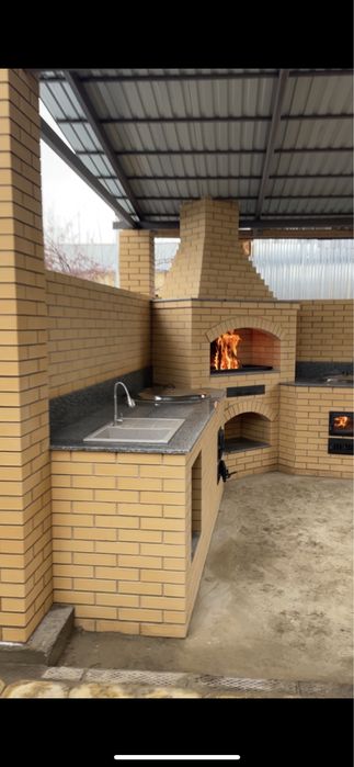 Мангальная зона барбекю