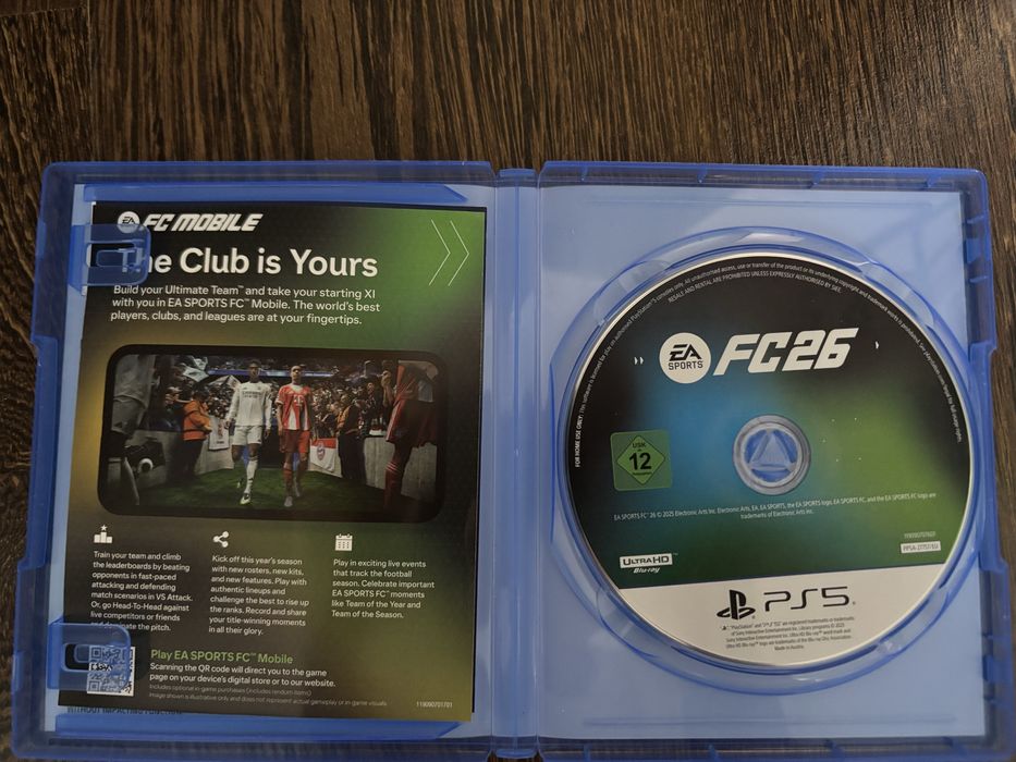 Игра для пс5 FC26