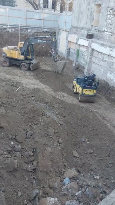 Binolarni buzish, trambovka, kotlovan. Снос зданий, тромбовка, котлова