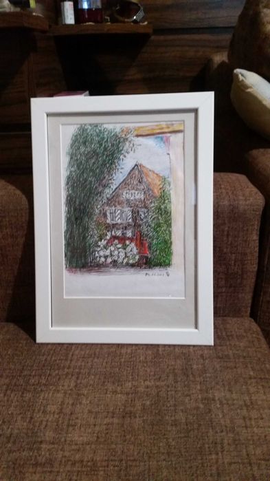 Чудесна цветна графика от 2002 година. Има и нещо, като подпис.