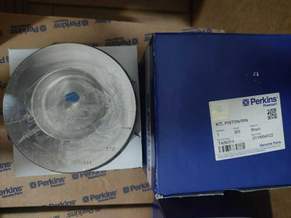 ПОРШЕНЬ В СБОРЕ С КОЛЬЦАМИ PERKINS для 1104C-44T (STD, +0,5mm, +1,0mm)