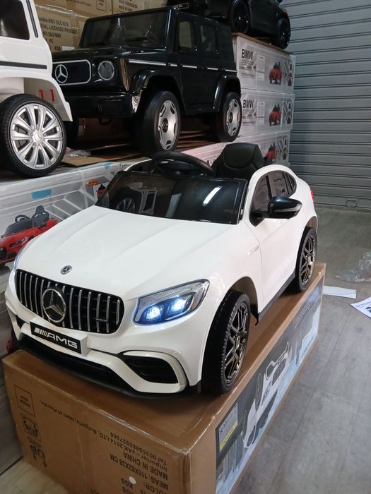 Промо!!Супер цена Акумулаторен джип Mercedes AMG GLC63S с меки гуми