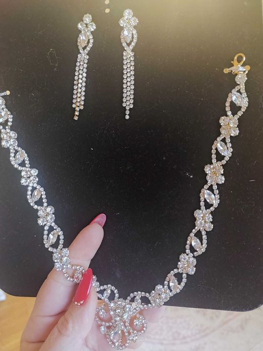 Комплект официални бижута за абитуриентски бал, сватба и др.