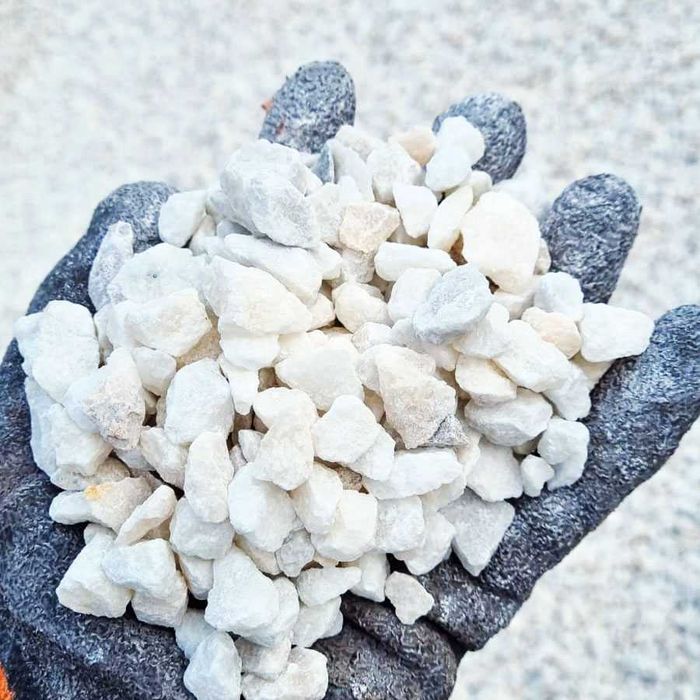 Marmură spartă Piatră albă decorativă la Big Bag - Alb - MIX - CLUJ