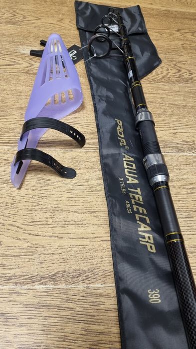 SET 2 Lansete PRO FL AQUA TELECARP 3.9m + 2 Mulinete AVIATOR DP7000