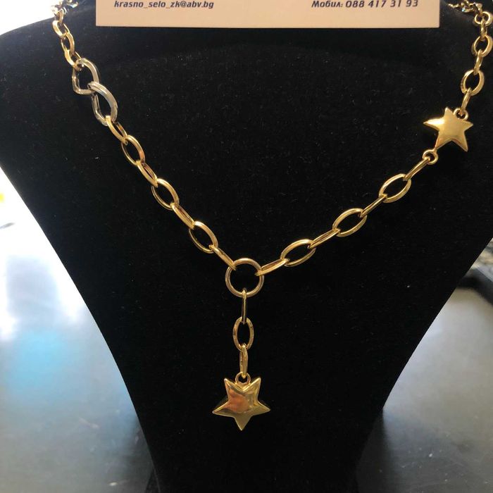 Златен Дамси Синджир 9.23гр 14к 22см