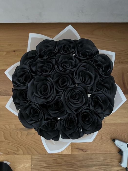 Букет из атласных лент