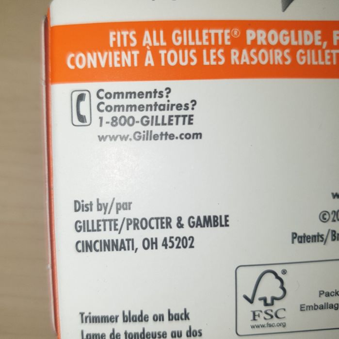 Set 4  Rezerve Gillette USA  Proglide