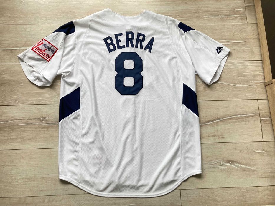 Majestic Cooperstown New York Yankees Yogi Berra бейзболна тениска блуза размер XL