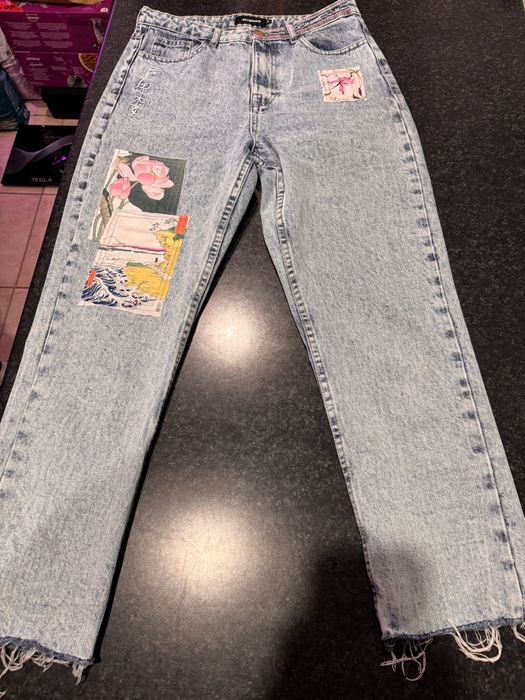 Desigual - Set Patchwork - Geaca de blugi si Jeans