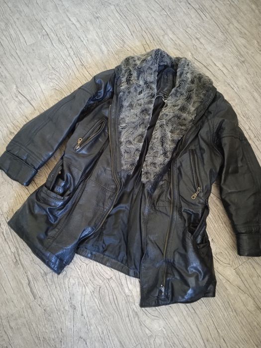 Яке от естествена кожа