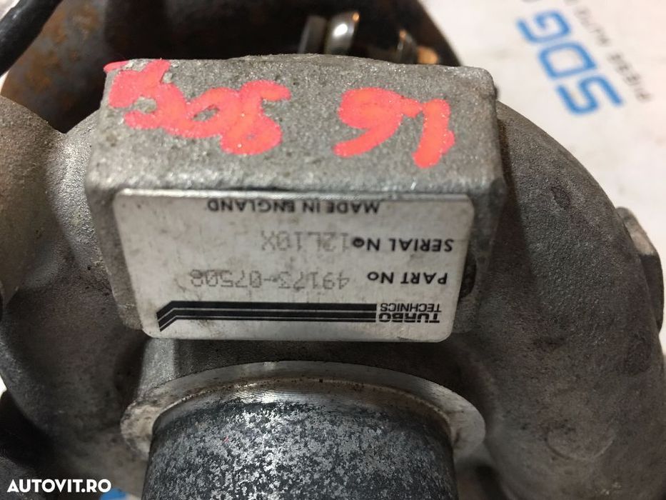 Turbina Peugeot 206 307 407 1.6HDI 90cp 1998 - 2006
