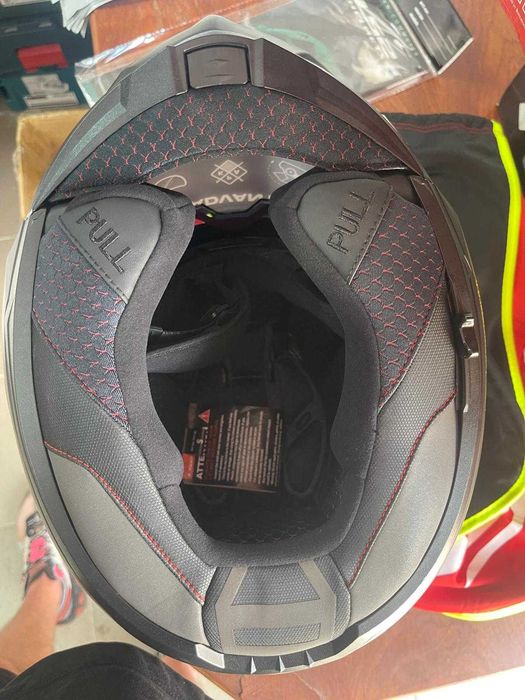 Cască de motocicletă LS2 FF906 Advant SOLID MATT BLACK cu mandibulă, marimea S