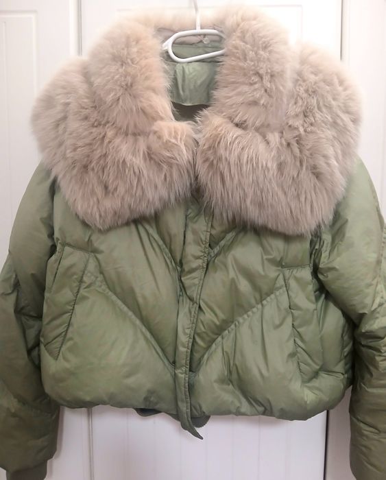 Зимно яке с яка от лисица