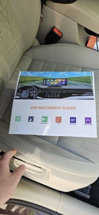 Navigatie AUTO Universala 10 inch Sistem Multimedia Carplay / Android Auto  inregistrare față spate