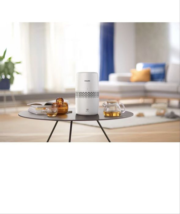 Umidificator PHILIPS HU2510/10, 2L, Tehnologie NanoCloud, alb