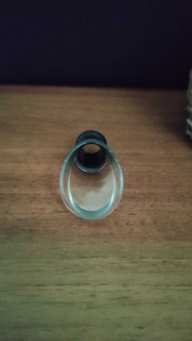 Гарафа от стъкло с ратанова оплетка