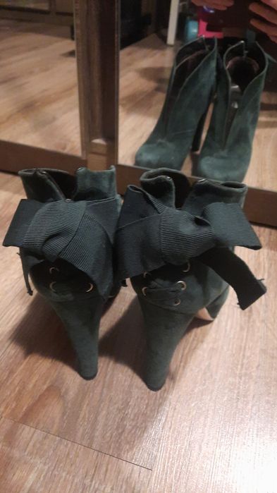Pantofi/botine dama, piele naturala, marimea 36