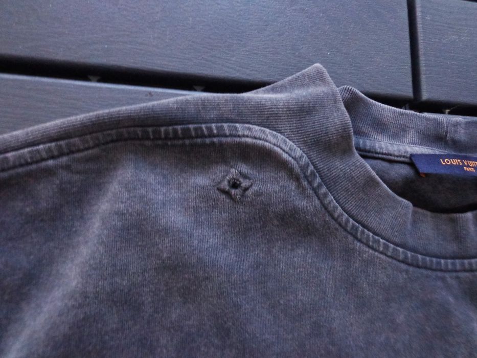 Мъжка тениска Louis Vuitton Washed Ribbed T shirt