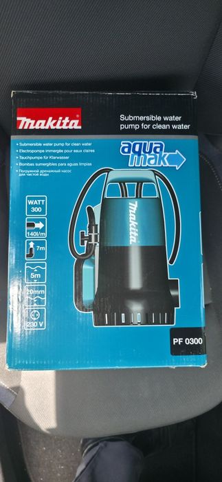 Нова Makita потопяема помпа за поливане на градина PF0300