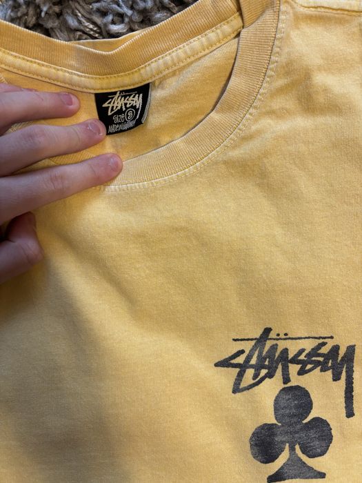 Tricou Stussy galben