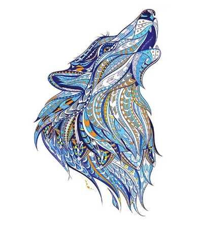 Puzzle din lemn, piese in forma de animale