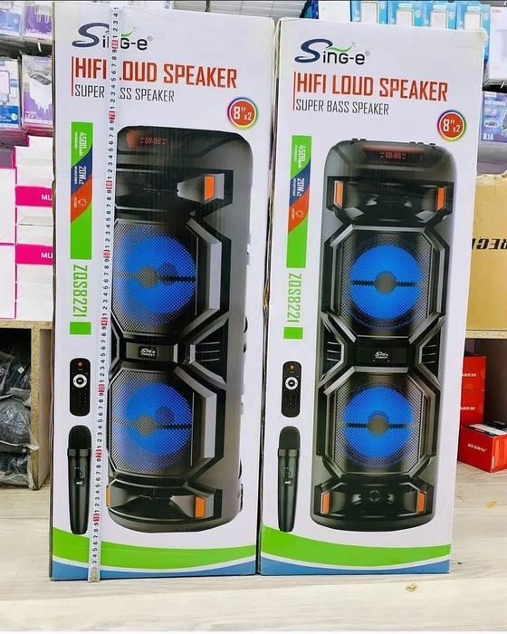 Блютуз караоке колонка с микрафоном